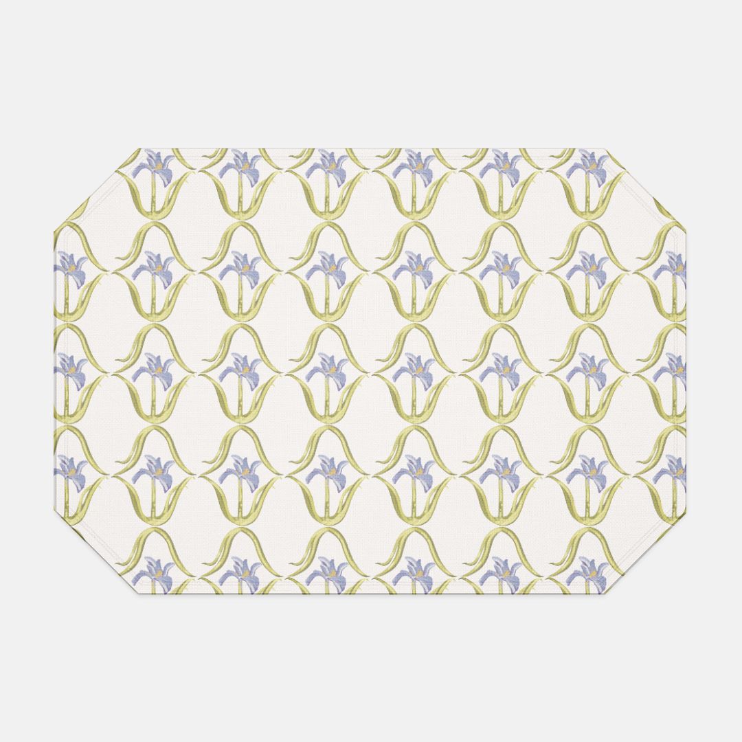Iris Placemat in Lilac